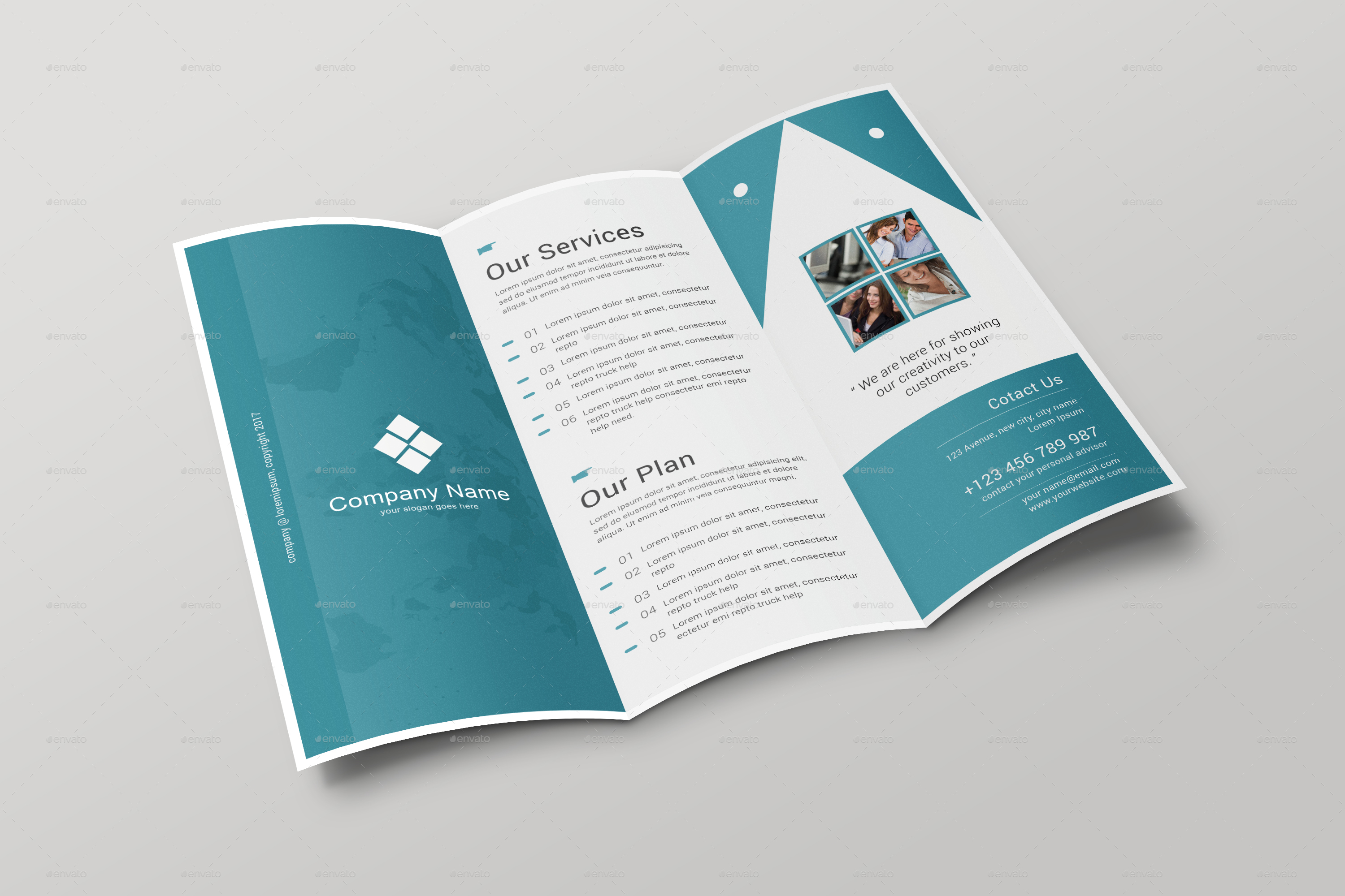 corporate tri fold brochure by arpcreation graphicriver tri fold borchure
